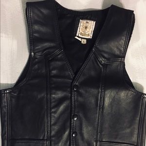 Leather vest